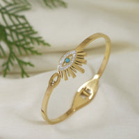 Tarohi Jewels Stainless Steel Evil Eye kada