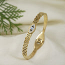 Tarohi Jewels Stainless Steel Evil eye kada