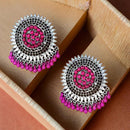 Bevy Pearls Austrian Stone And Pearl Elegant Dangler Earrings