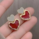 Bevy Pearls Quilted Finish Stud Earrings