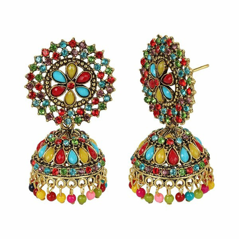Subhag Alankar Multi Attractive Kundan earrings For Girls and Women