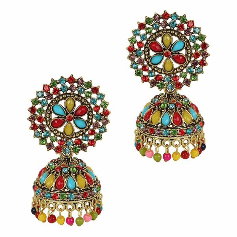 Subhag Alankar Multi Attractive Kundan earrings For Girls and Women