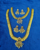 LAFZ  Gold-Tone Lakshmi Coin Combo Jewelry Set