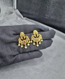LAFZ Temple Pearls Drops  Dangles Earrings