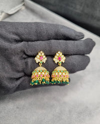 LAFZ Ethnic Indian Temple Jhumka Earrings