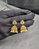 LAFZ Ethnic Indian Temple Jhumka Earrings