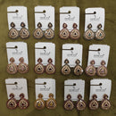 Dhwani Sparkling Crystal And Pearl Elegant Dangler Earrings