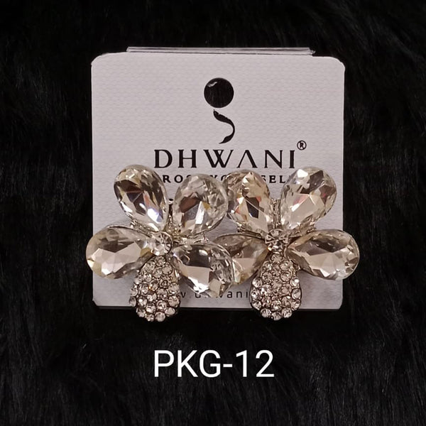 Dhwani Silver Plated Stud Earrings