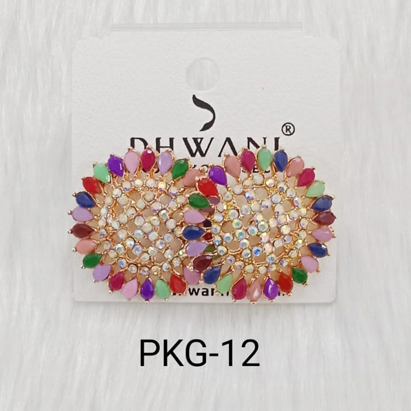 Dhwani Rose Gold Plated Stud Earrings