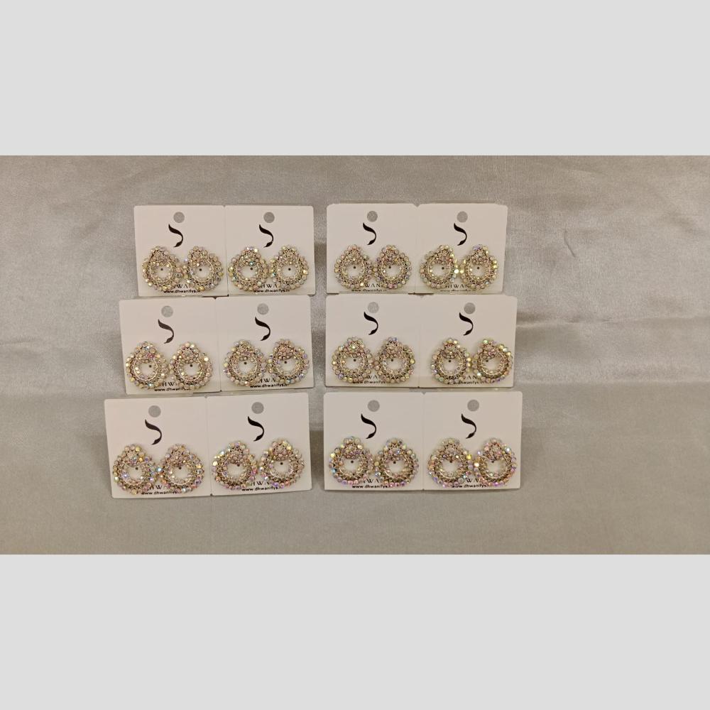 Dhwani Austrian Stone Studs Earrings