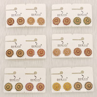 Dhwani Minimal Austrian Stone Stud Earrings 