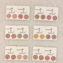 Dhwani Minimal Austrian Stone Stud Earrings 