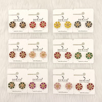 Dhwani Modern Pearl Stylish Stud Earrings (Pack Of QTY12)