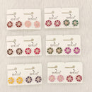 Dhwani Minimal Austrian Stone Stud Earrings 