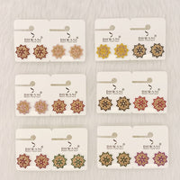 Dhwani Minimal Austrian Stone Stud Earrings 