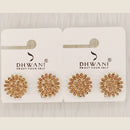 Dhwani Minimal Austrian Stone Stud Earrings 