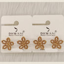 Dhwani Minimal Austrian Stone Stud Earrings 