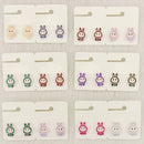 Dhwani Cartoon Style Colorful Labobo Meenakari Studs Earrings