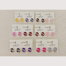 Dhwani Minimalist Meenakari And Pearl Studs Earrings