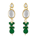 Mahi Traditional Necklace Set Adjustale Finger Ring with Multicolor Kundan for Women (VNCJ4020)
