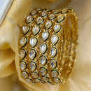 Wedding Chuda Gold Plated Kundan Stone Bangles Set
