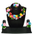 Kavya's Kreation Flower Necklace Set for Haldi Ceremony / Baby Shower