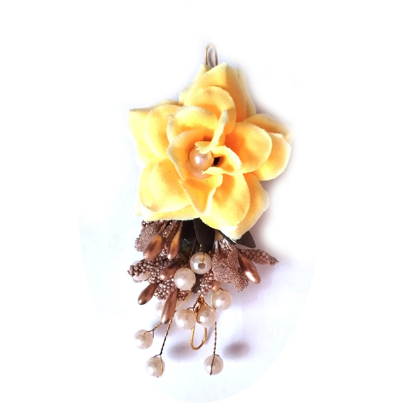 Kavyas Kreation Floral Hair Brooch