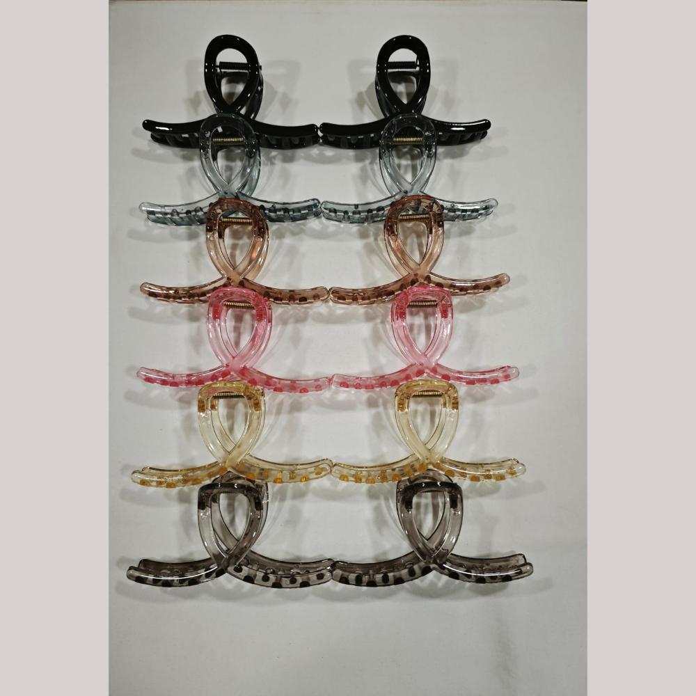 BJNY Hair Claw Clips (Assorted Color) (Set of 6)