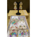 Dhwani Royal Kundan Pearl And Beads Meenakari Jhumki Earrings