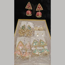 Dhwani Trendy Kundan Stone And Pearl Meenakari Jhumki Earrings
