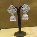 Dhwani Designer Rainbow Kundan And Austrian Pearl Jhumki Earrings 