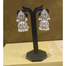 Dhwani Royal Kundan And Pearl Jhumki Earrings
