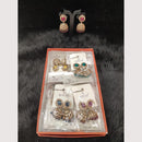 Dhwani Gold Plated Graceful Pota Stone And Pearl Jhumki Earrings