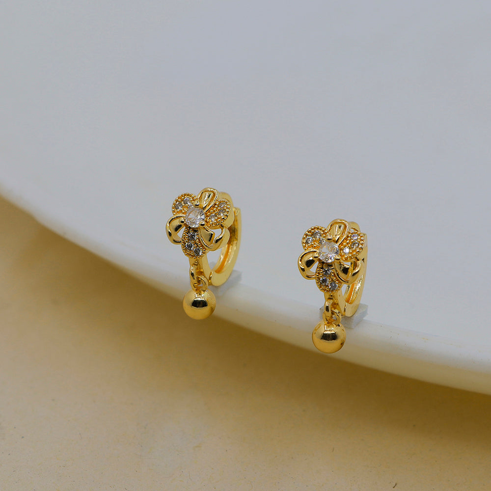 Mahavir DYE Gold Plated Premium Bali Earrings (Pack of 6)