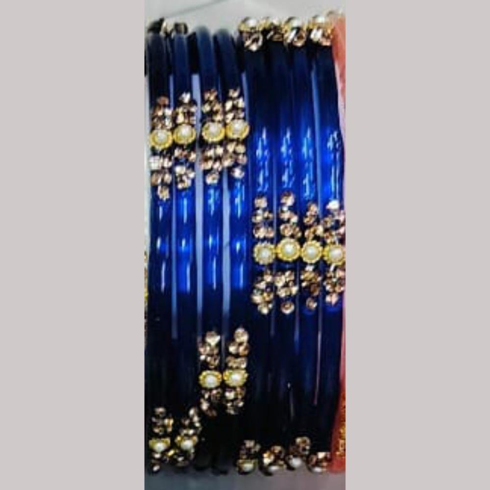 Chitra Bangles Multi Color Glass Bangle (12 Piece In 1 Box)