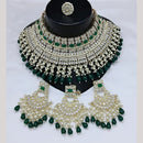 Gehana Mahal Gold Plated Kundan Stone And Beads Necklace Set