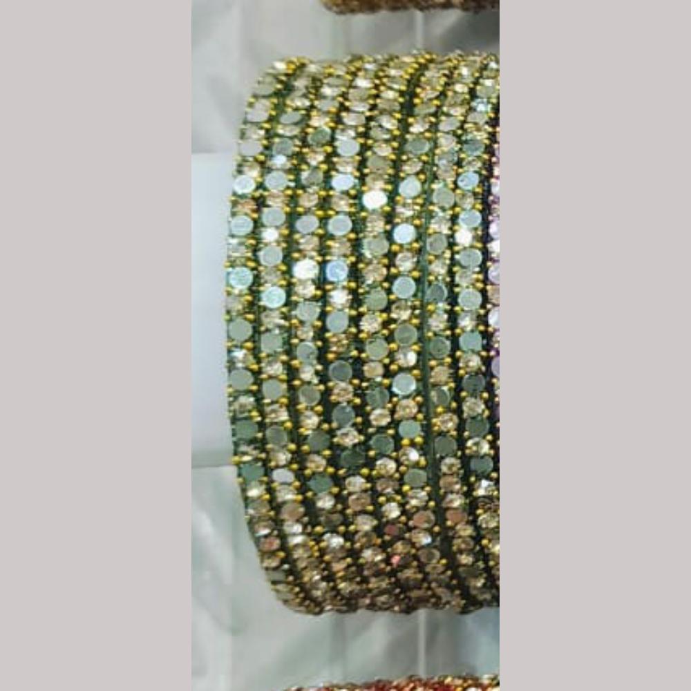 Chitra Bangles Multi Color Glass Bangle (12 Piece In 1 Box)