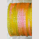 Chitra Bangles Multi Color Glass Bangle (12 Piece In One Box)