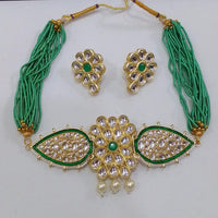 Midas Touch Gold Plated Kundan Stone Choker Necklace Set