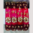 Chitra Bangles Multi Color Glass Bangle (4 Piece In One Box)