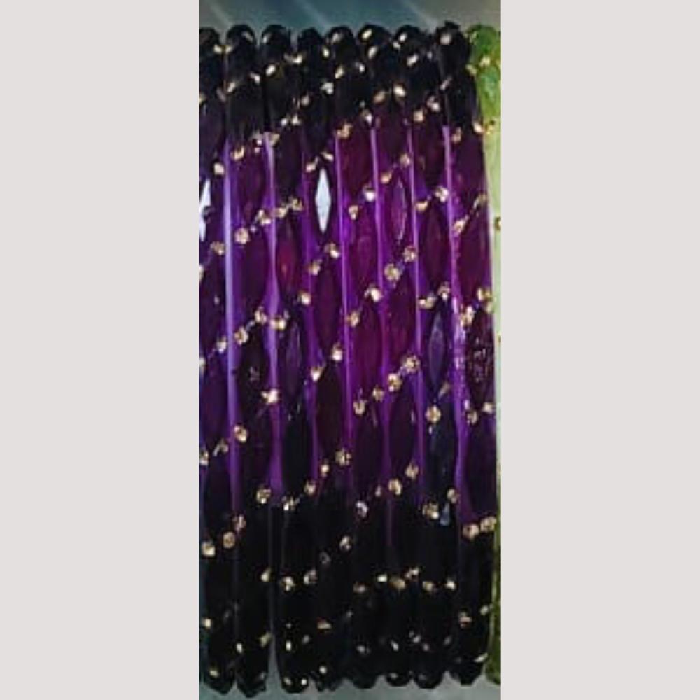 Chitra Bangles Multi Color Glass Bangle (12 Piece In One Box)