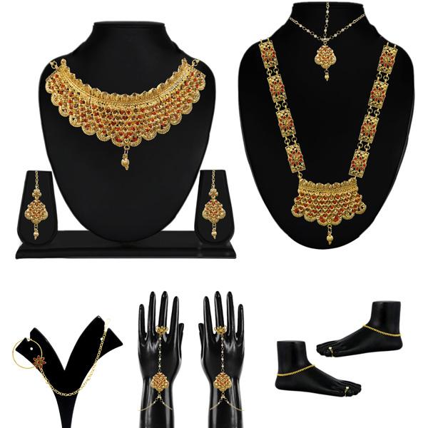 Utkrishtt Set Of 10 Bridal Jewellery Combos