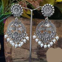 Shreeji Oxidized Plated Dangler Earrings - 10101014SL