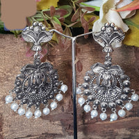 Shreeji Oxidized Plated Dangler Earrings - 10101022SL