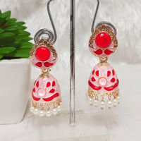 Bhavi Jewels Gold Plated Jhumki Earrings