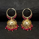 Bhavi Jewels Gold Plated Jhumki Earrings
