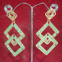 Shreeji Gold Plated Dangler Earrings Earrings