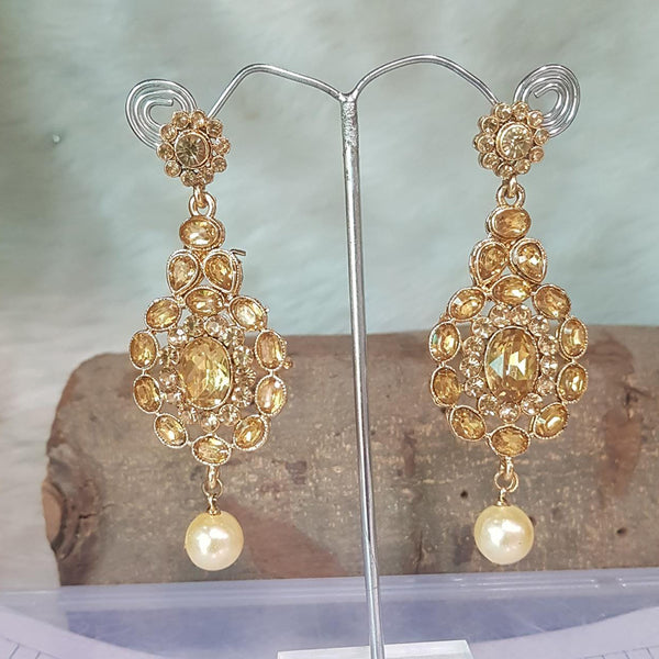 Shreeji Gold Plated Dangler Earrings Earrings