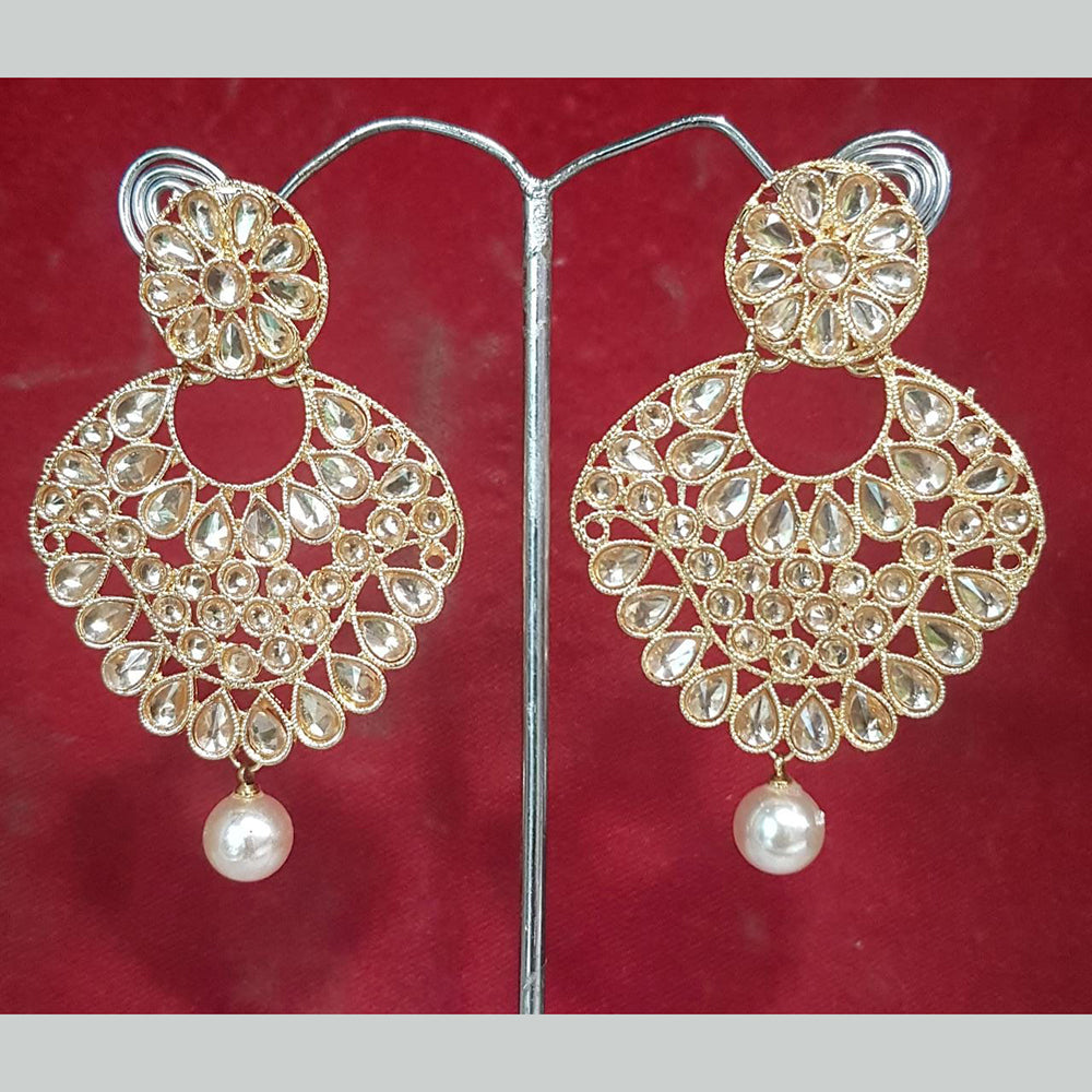 Shreeji Gold Plated Dangler Earrings Earrings