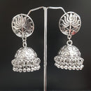 Shreeji Oxidised Plated Jhumki Earrings